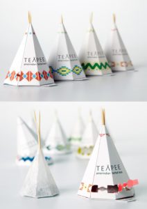 teepee tea packaging
