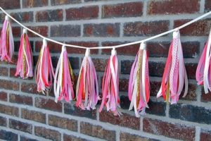 Ribbon Tassel Garland