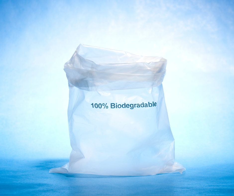 What is a biodegradable plastic bag?