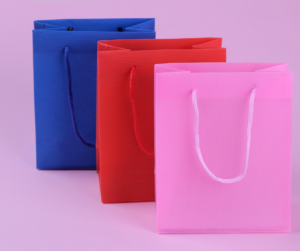 coloured bags
