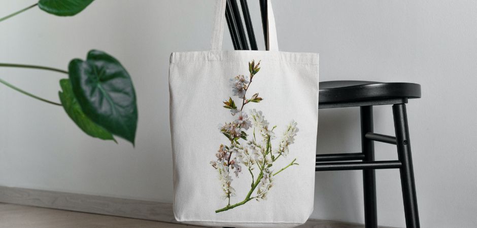 How to transfer prints onto tote bags?
