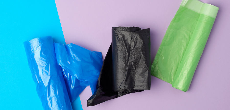 Variety of plastic bags 