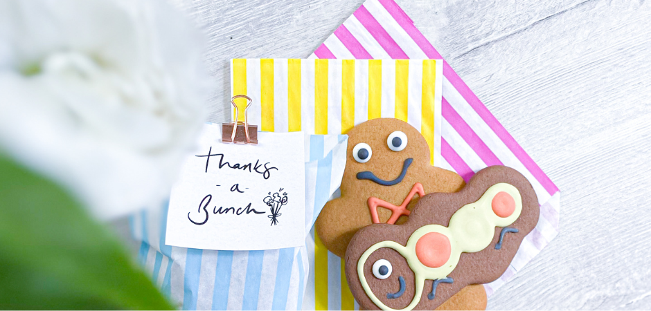 candy stripe paper bags
