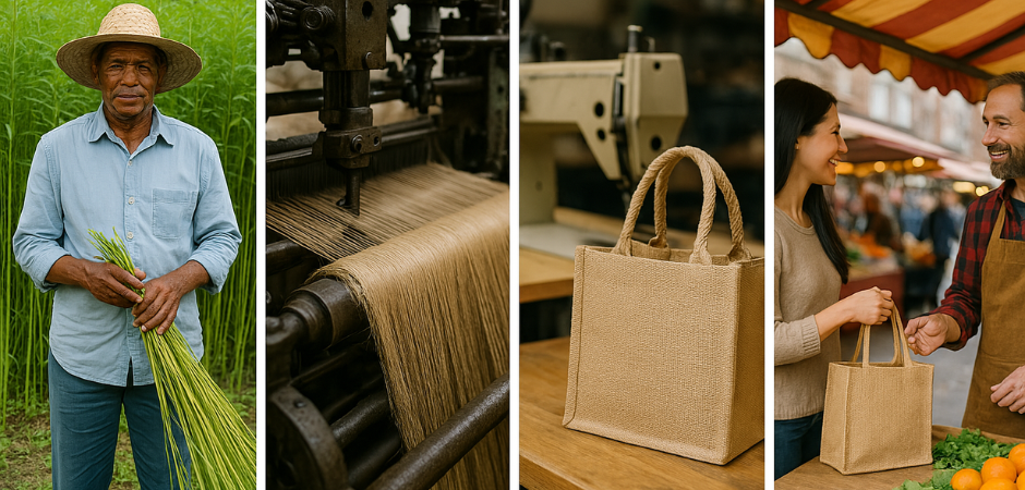 eco-friendly jute bag production