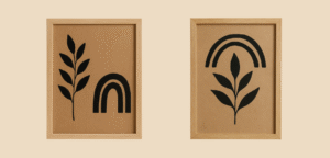 kraft paper roll art